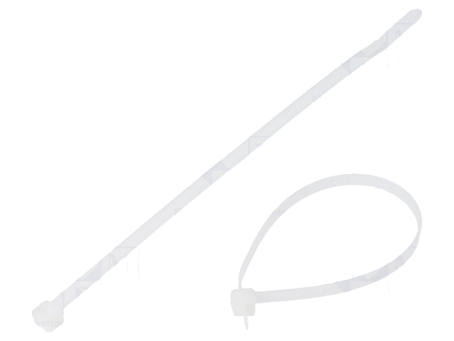 Kabelbinder; L: 188mm; W: 4,8mm; polyamide; 222N; natuurlijk Kabelbinder; L: 188mm; W: 4,8mm; polyamide; 222N; natuurlijk